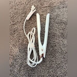 T3 White Rose Gold Hair Straightener